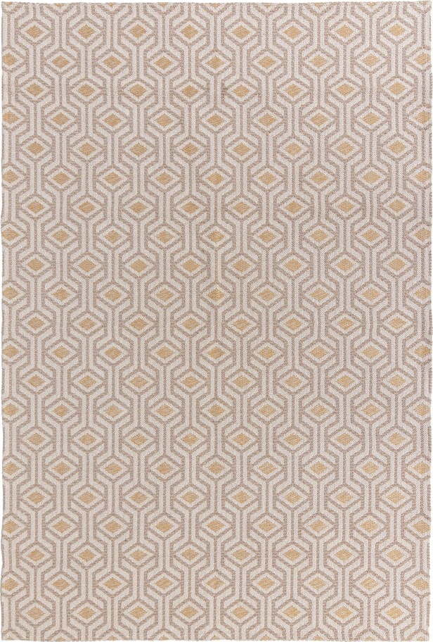 Béžovo-žlutý bavlněný koberec Flair Rugs Bombax