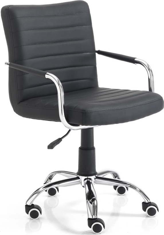 Černá kancelářská židle na kolečkách Tomasucci Milko Tomasucci
