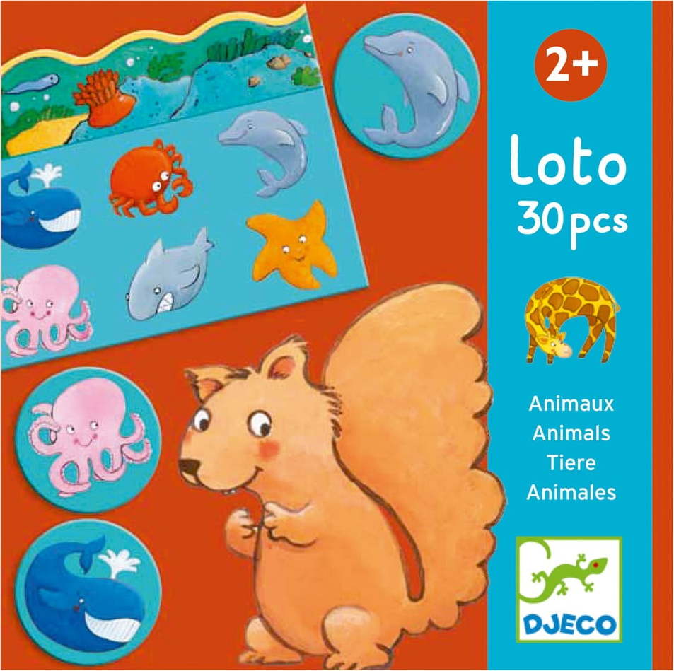 Dětská hra loto Djeco Animals DJECO