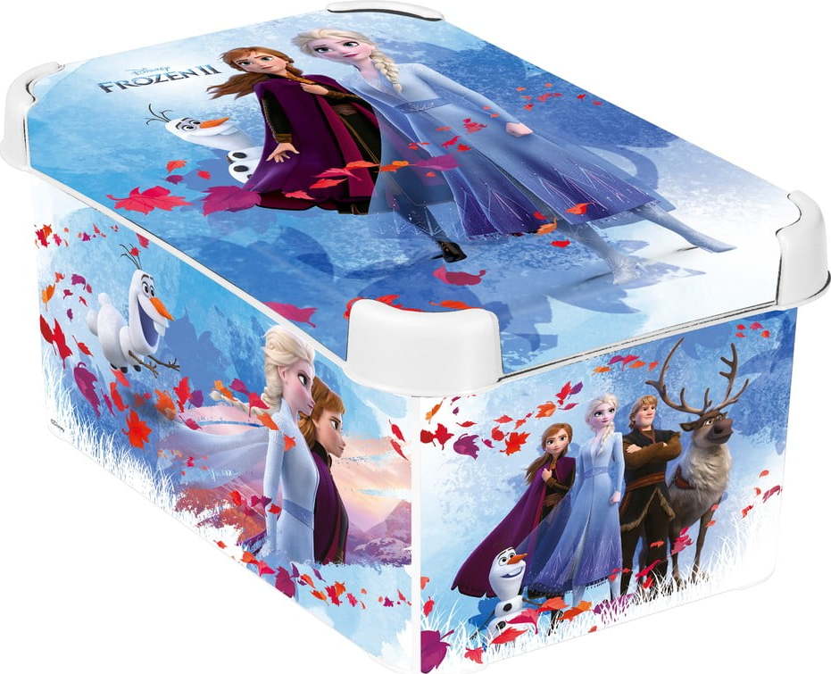 Dětský úložný box s víkem CURVER Frozen