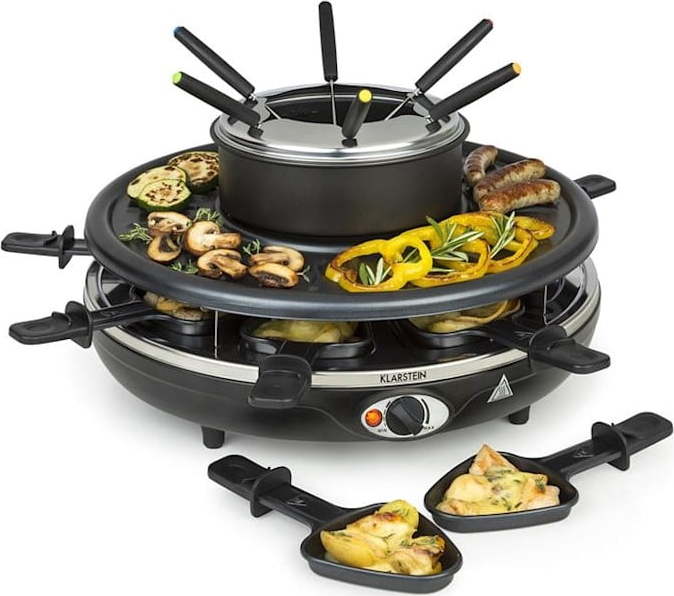 Elektrický gril na raclette a fondue Klarstein Fonduelette Klarstein