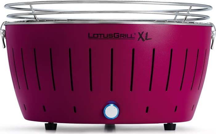 Fialový bezkouřový gril LotusGrill XL LotusGrill