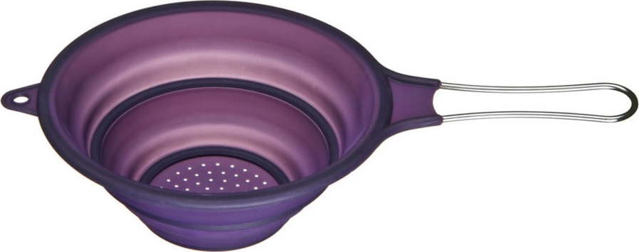 Fialový silikonový skládací cedník Premier Housewares Zing Premier Housewares