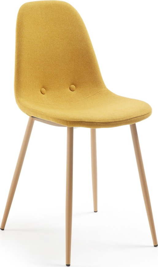Hořčicově žlutá jídelní židle La Forma Lissy La Forma
