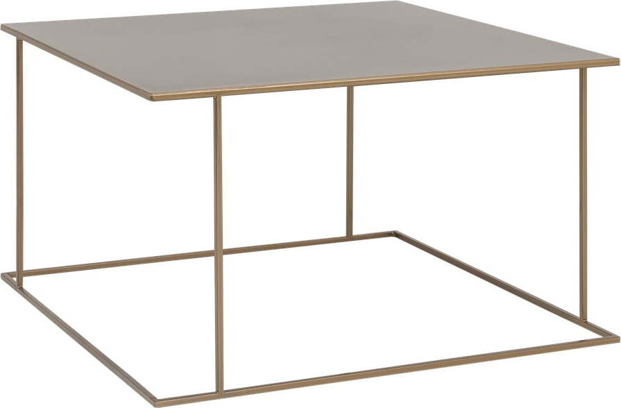 Konferenční stolek ve zlaté barvě Custom Form Walt