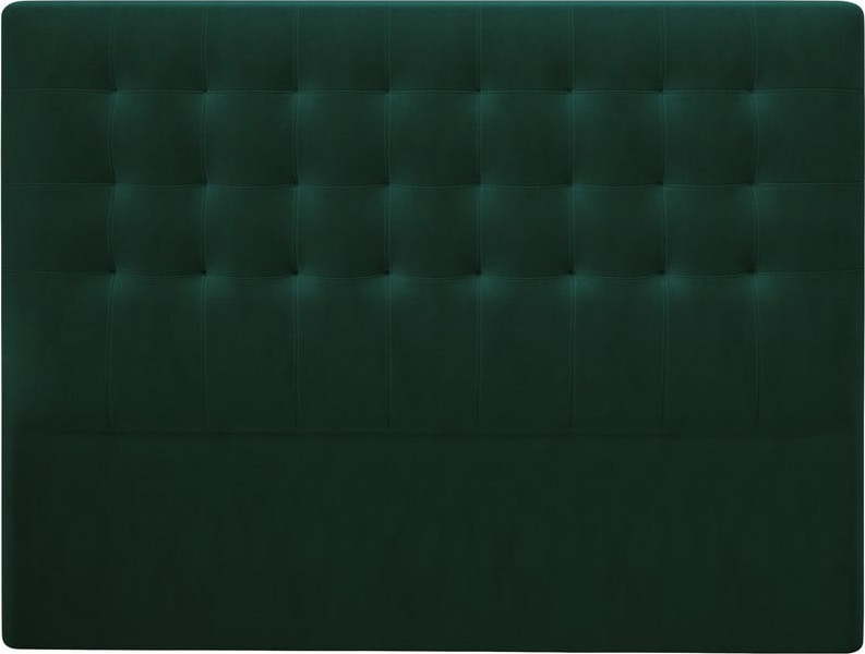 Lahvově zelené čelo postele se sametovým potahem Windsor & Co Sofas Athena
