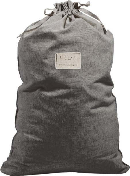 Látkový vak na prádlo s příměsí lnu Linen Couture Bag Cool Grey