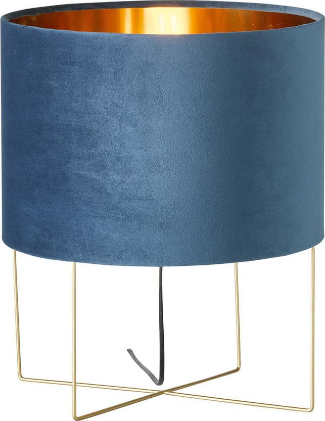 Modrá stolní lampa Fischer & Honsel Aura