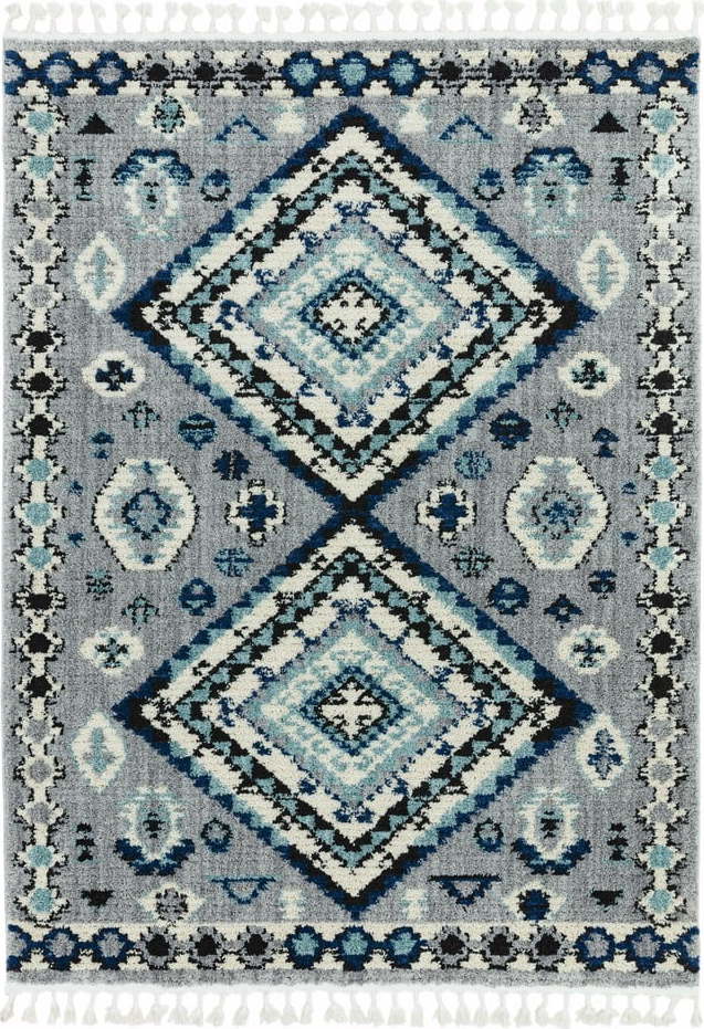 Modrý koberec Asiatic Carpets Ines