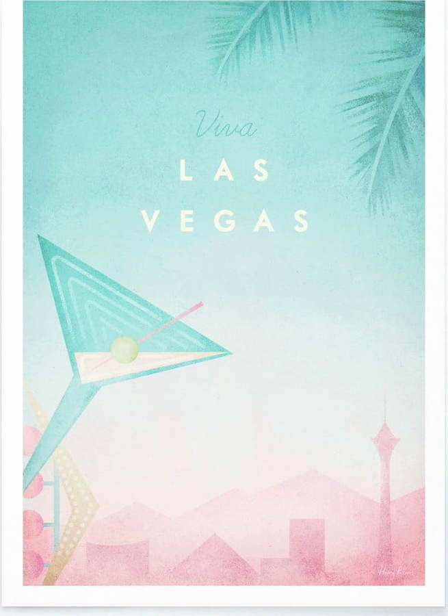 Plakát Travelposter Las Vegas