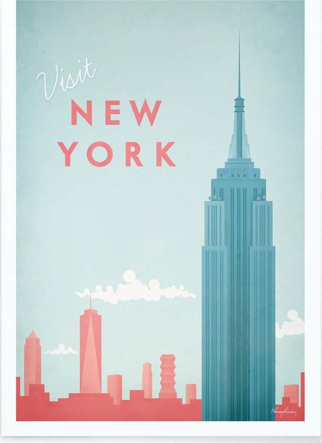 Plakát Travelposter New York