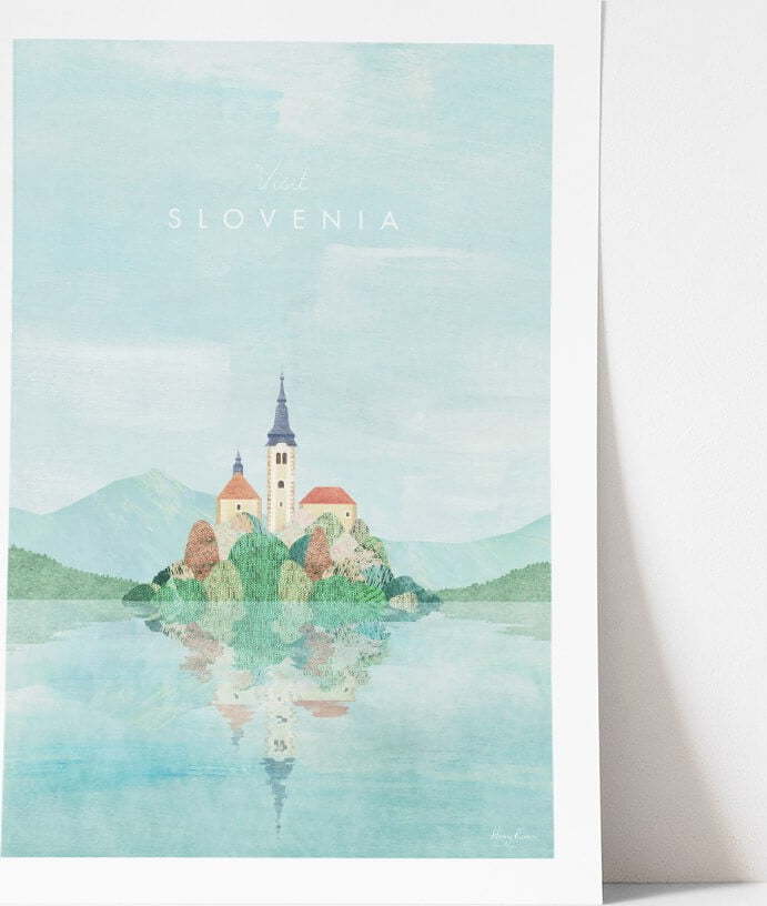 Plakát Travelposter Slovenia