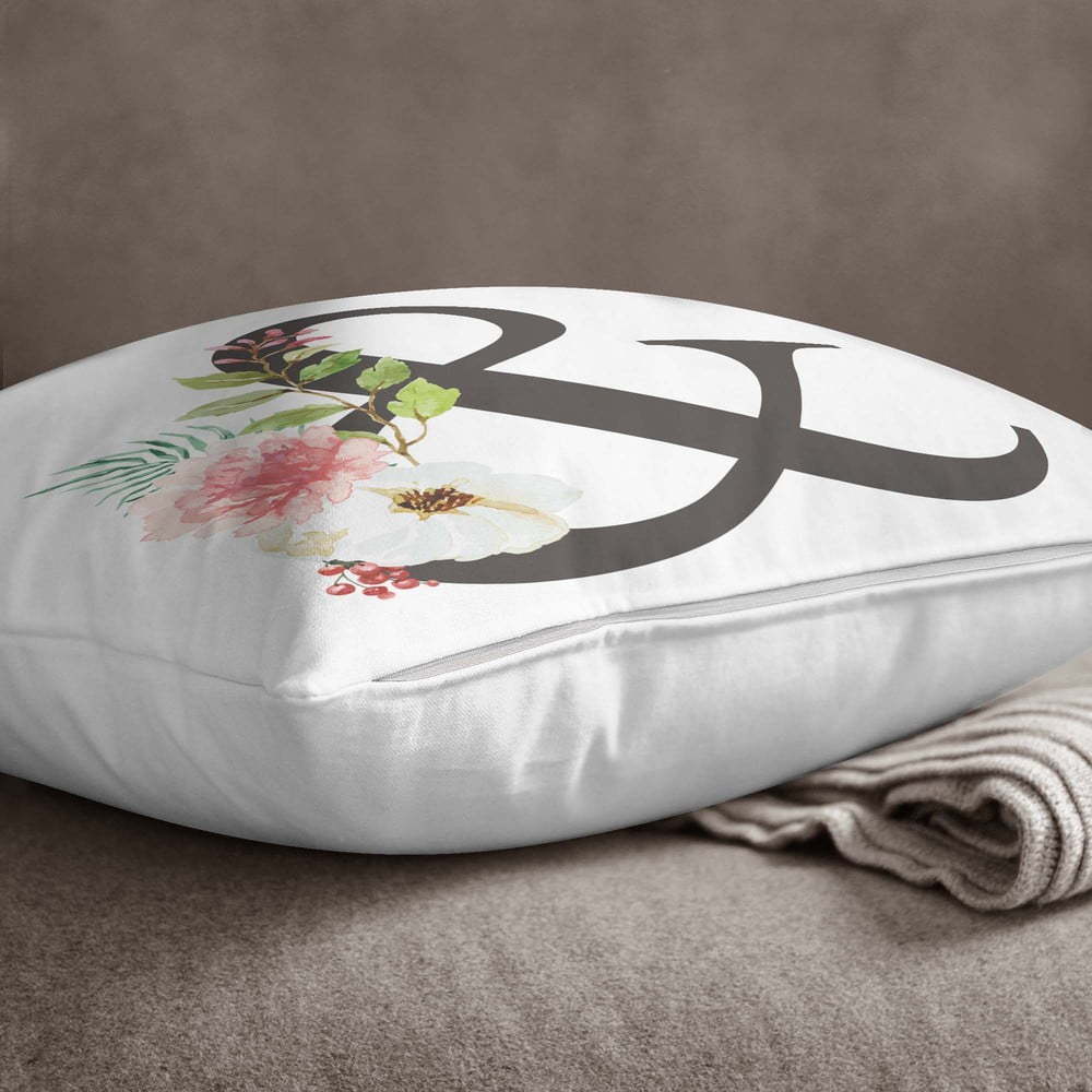 Povlak na polštář Minimalist Cushion Covers Floral Alphabet &