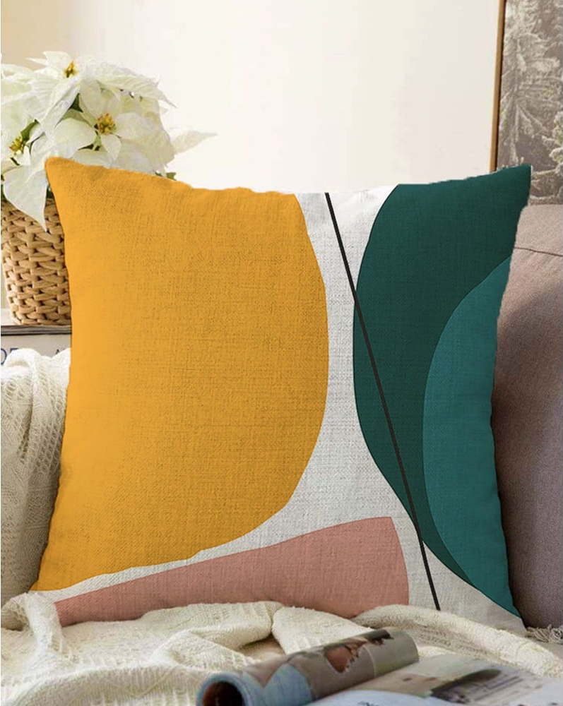 Povlak na polštář s příměsí bavlny Minimalist Cushion Covers Artistry