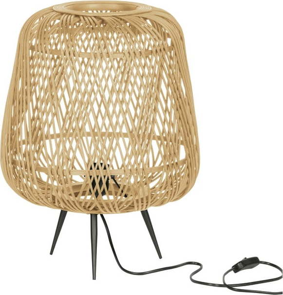 Přírodní stolní lampa z bambusu WOOOD Moza