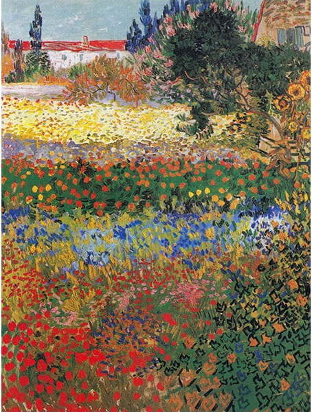 Reprodukce obrazu Vincent van Gogh - Flower Garden