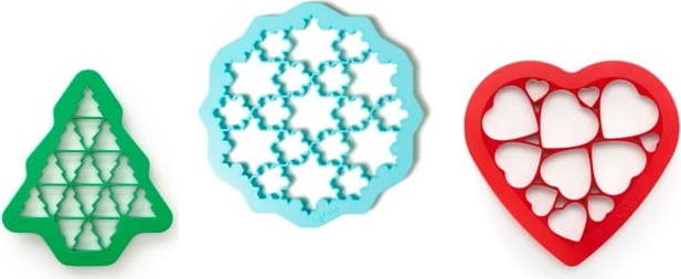Sada 3 vykrajovátek Lékué Cookie Cutters LÉKUÉ