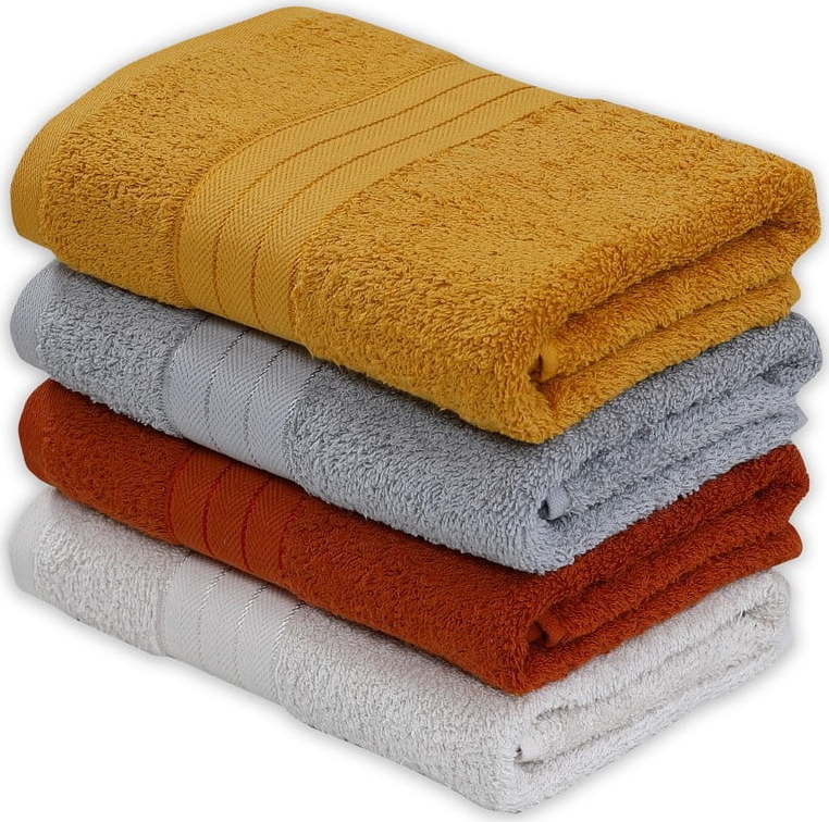 Sada 4 bavlněných ručníků Le Bonom Roma