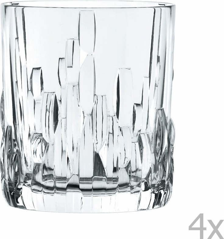 Sada 4 sklenic na whiskey z křišťálového skla Nachtmann Shu Fa
