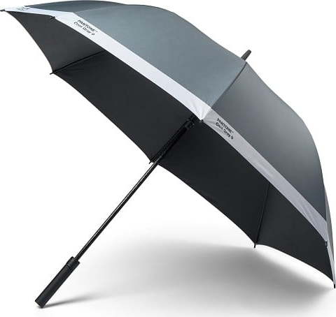 Šedý holový deštník Pantone Pantone