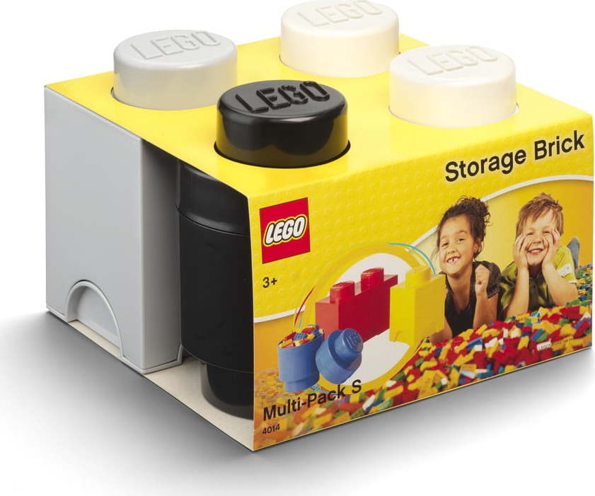 Set 3 ks plastových úložných krabic na LEGO®