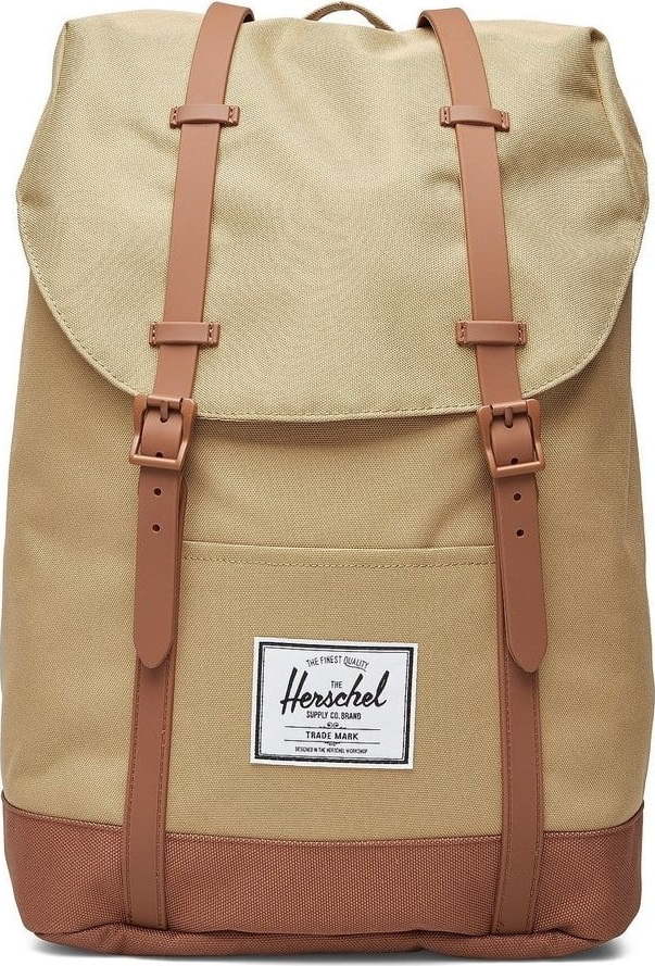 Světle hnědý batoh s hnědými popruhy Herschel Retreat