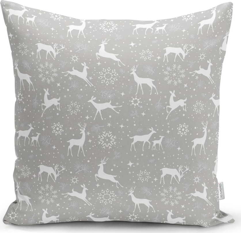 Vánoční povlak na polštář Minimalist Cushion Covers Reindeer