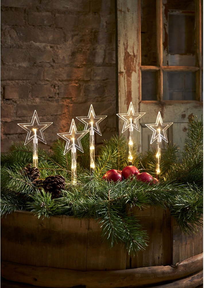 Vánoční venkovní světelná LED dekorace Star Trading Wandy