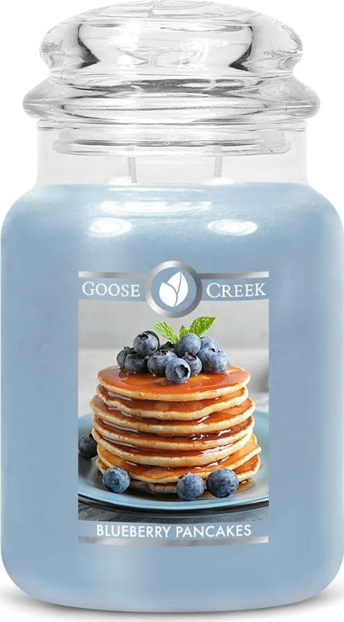Vonná svíčka ve skleněné dóze Goose Creek Blueberry Pancakes