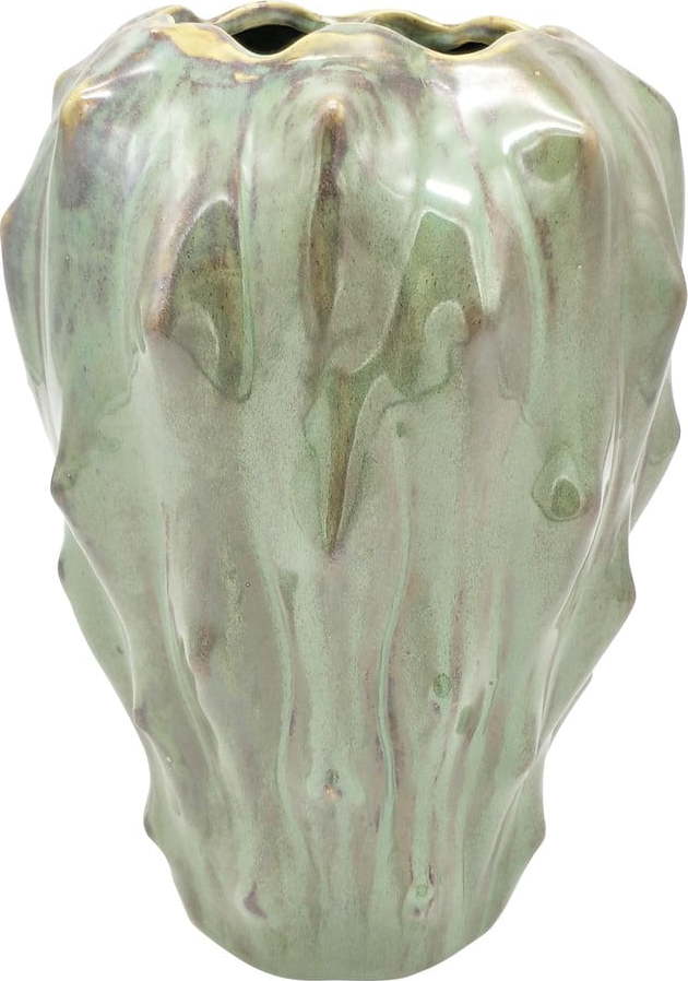 Zelená keramická váza PT LIVING Flora