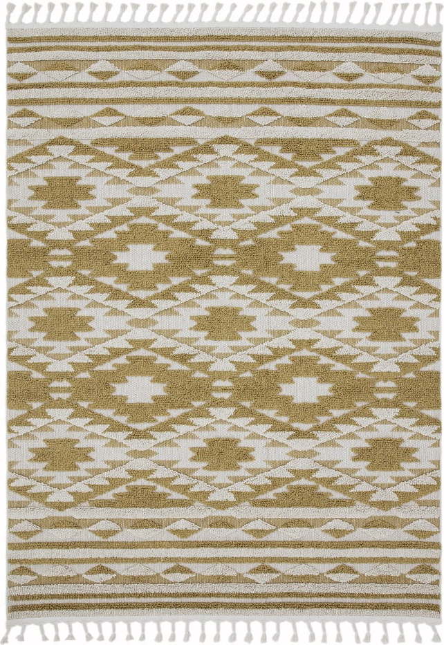Žlutý koberec Asiatic Carpets Taza