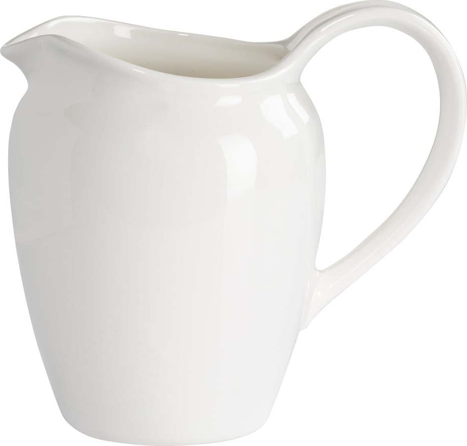 Bílá porcelánová mléčenka Maxwell & Williams Basic