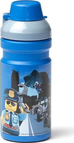 Dětská modrá láhev na vodu LEGO® City