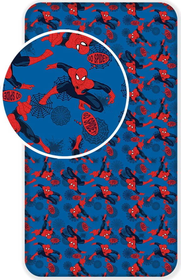 Dětské bavlněné prostěradlo Jerry Fabrics Spiderman