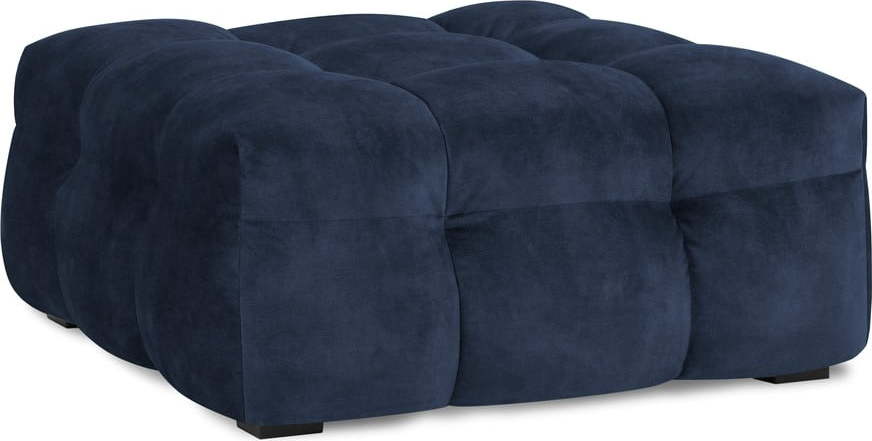 Modrý sametový puf Windsor & Co Sofas Vesta Windsor & Co Sofas