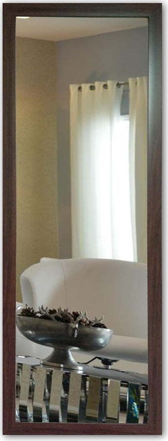 Nástěnné zrcadlo s hnědým rámem Oyo Concept