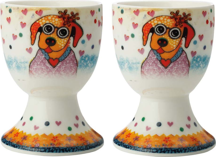 Sada 2 porcelánových kalíšků na vejce Maxwell & Williams Posey Maxwell & Williams