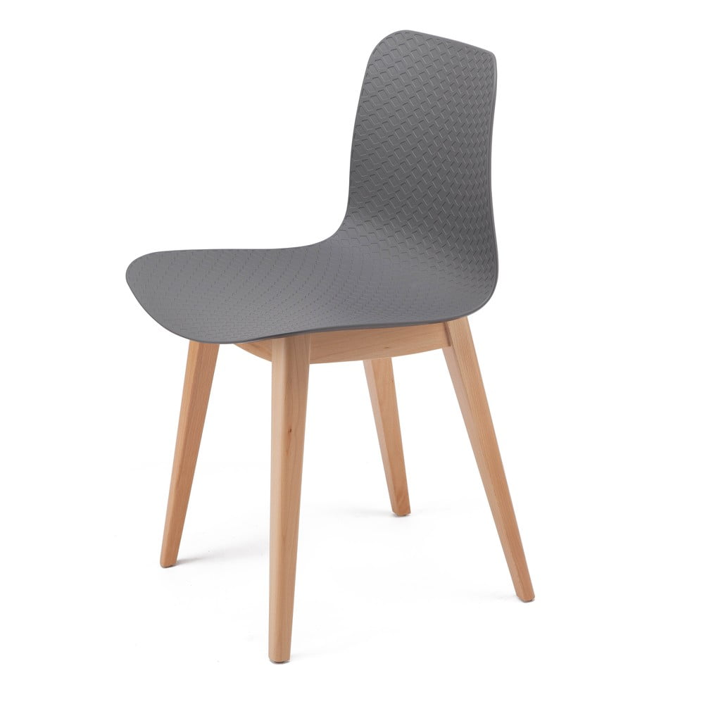 Sada 2 šedých jídelních židlí Bonami Selection Koda Bonami Selection