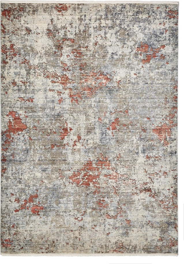 Terakotovo-šedý koberec Think Rugs Athena