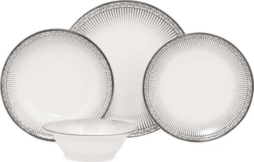 24dílná sada porcelánového nádobí Kutahya Galio Kütahya Porselen