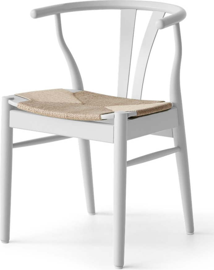 Bílá jídelní židle z bukového dřeva Findahl by Hammel Freja Hammel