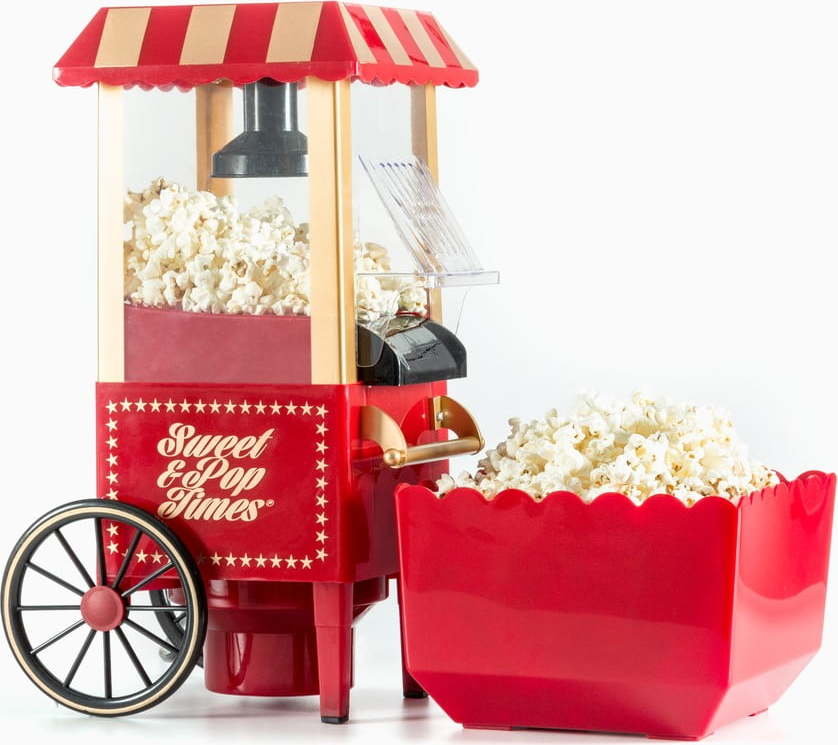 Červený popcornovač InnovaGoods Popcorn Maker InnovaGoods