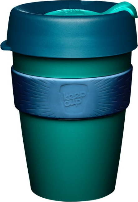 Zeleno-modrý cestovní hrnek s víčkem KeepCup Polaris