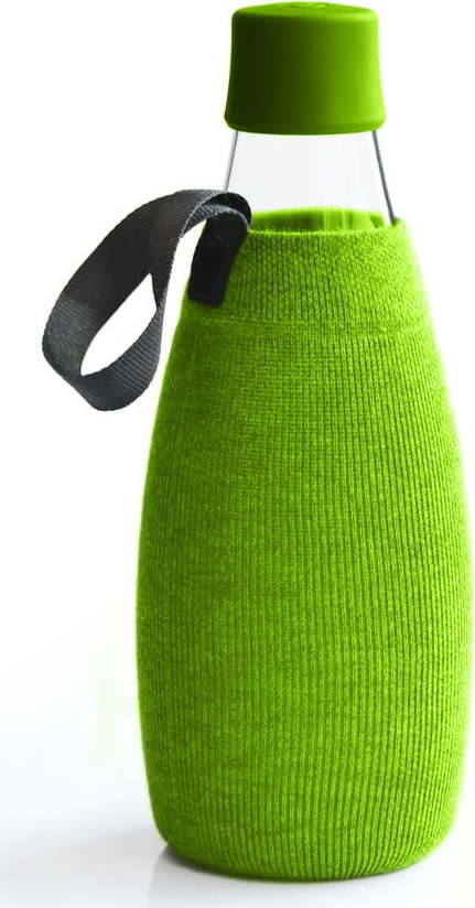Zelený obal na skleněnou lahev ReTap s doživotní zárukou