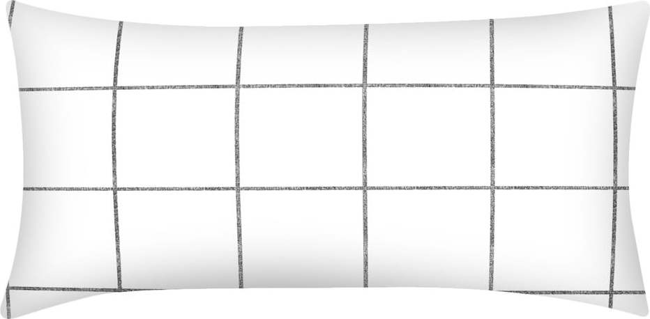 Bílý dekorativní povlak na polštář z bavlněného perkálu Westwing Collection