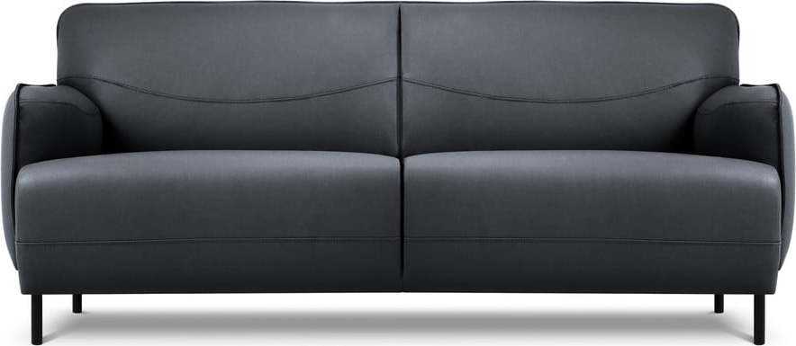 Modrá kožená pohovka Windsor & Co Sofas Neso