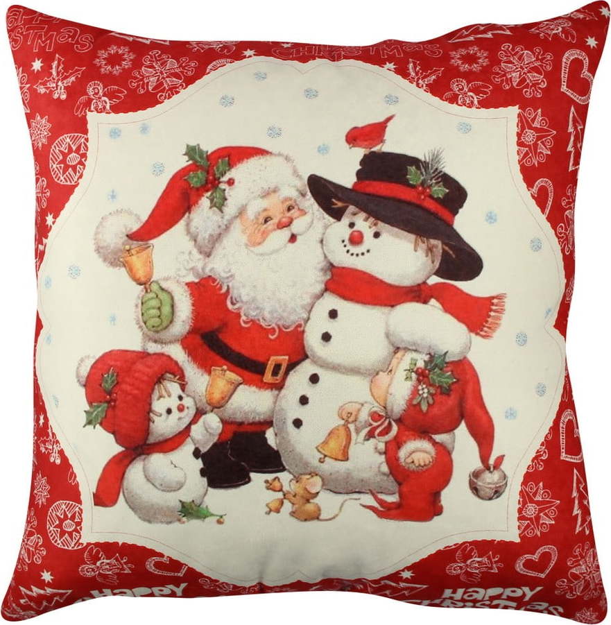Polštář Snowman and Santa