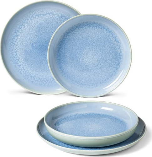 4dílná sada tyrkysových porcelánových talířů Villeroy & Boch Like Crafted like | Villeroy & Boch