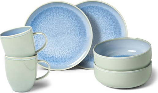 6dílná sada tyrkysového porcelánového nádobí Villeroy & Boch Like Crafted like | Villeroy & Boch