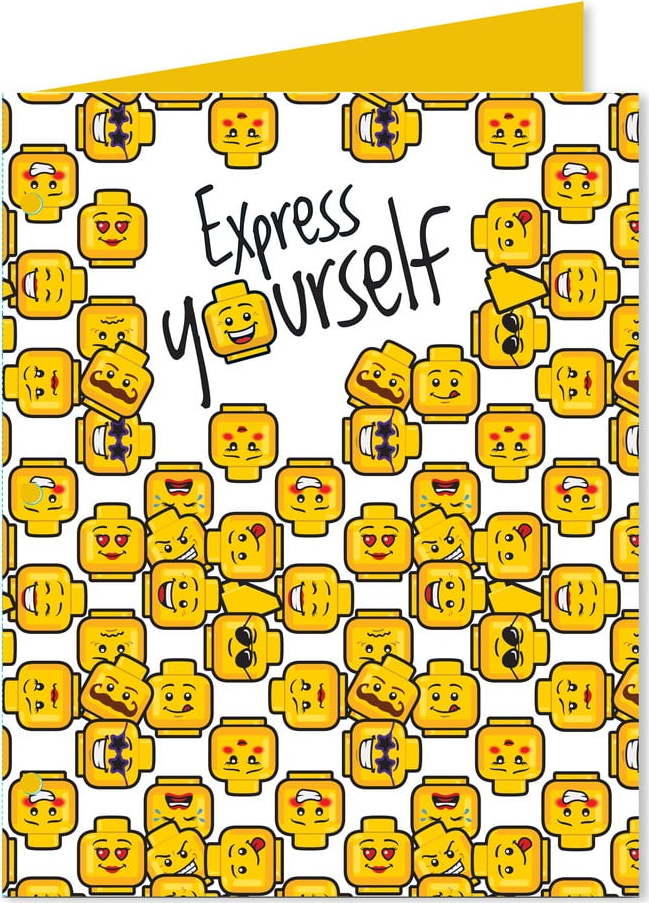 Papírové desky A4 LEGO® Iconic Express Yourself LEGO